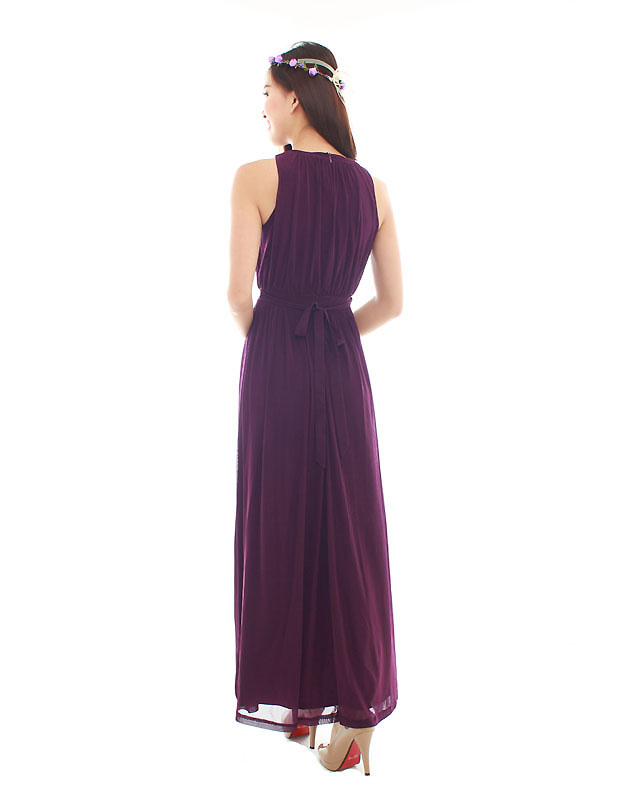 Paris Maxi Dress in Majestic Purple